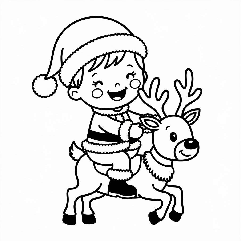 Child Dressed as Santa