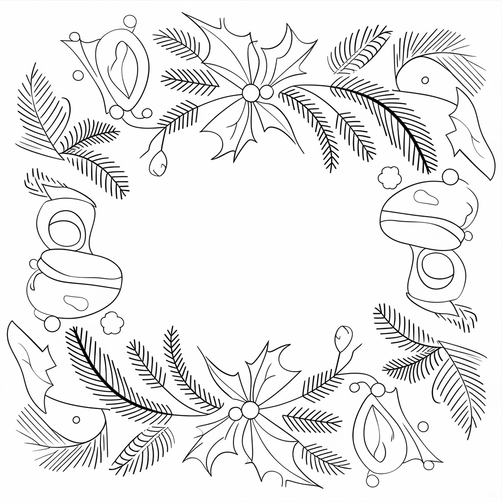 Relaxing Free Christmas Coloring Pages for Adults This Holiday Season