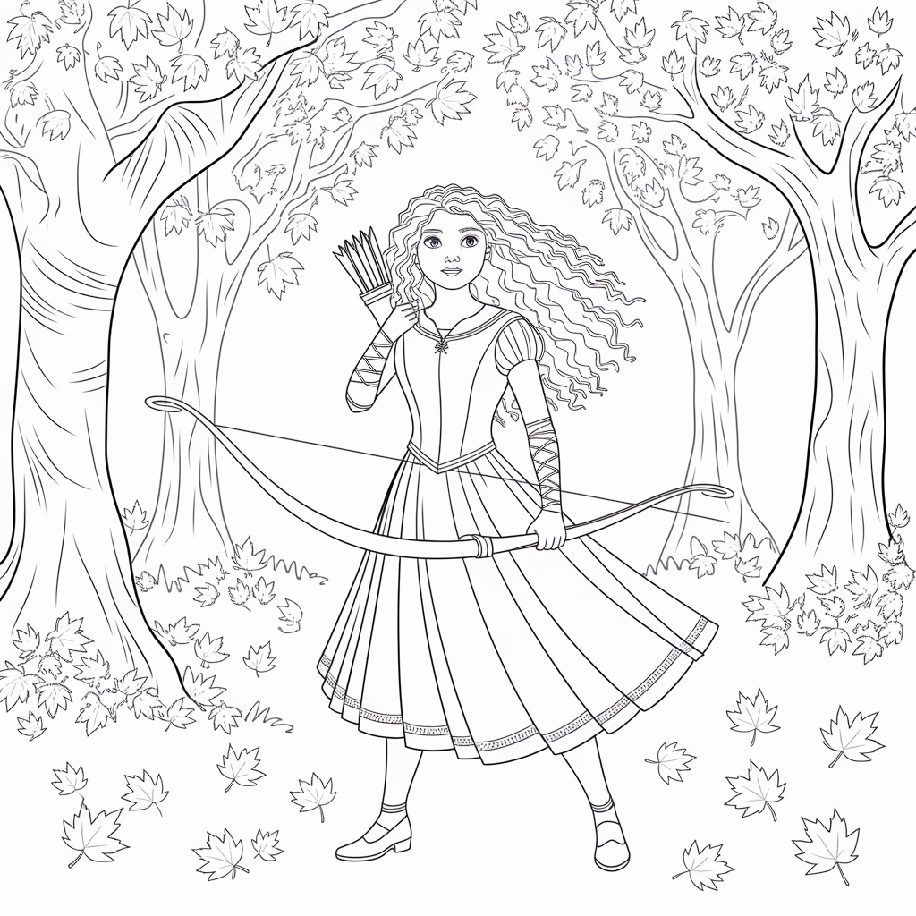 Brave Highlands Adventure September Coloring Pages to Print