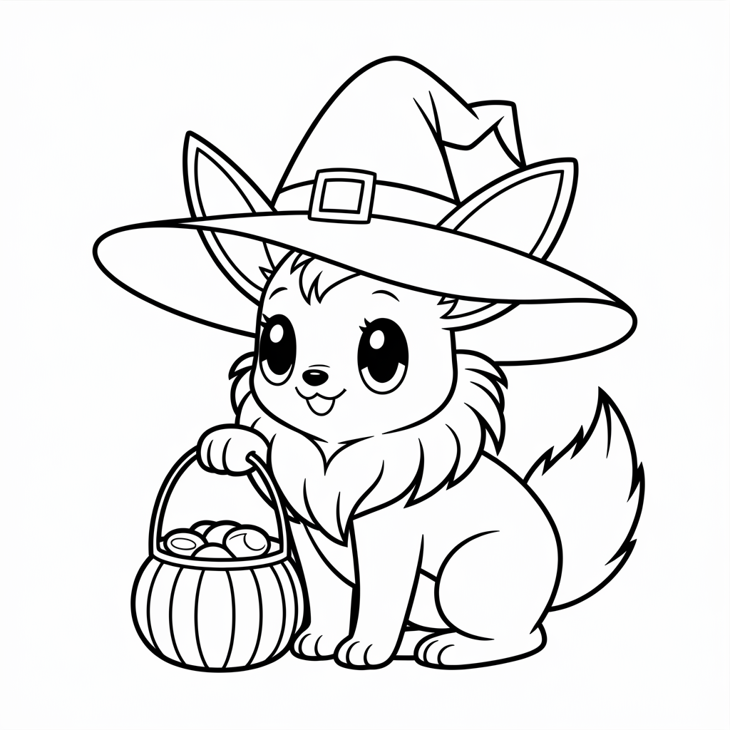 Eevee in a Witch Hat