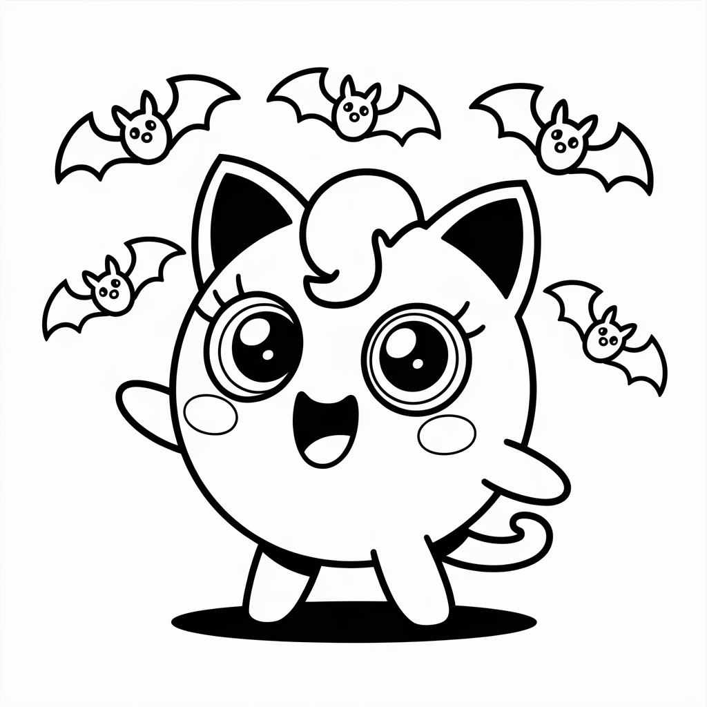 Jigglypuff with Bats