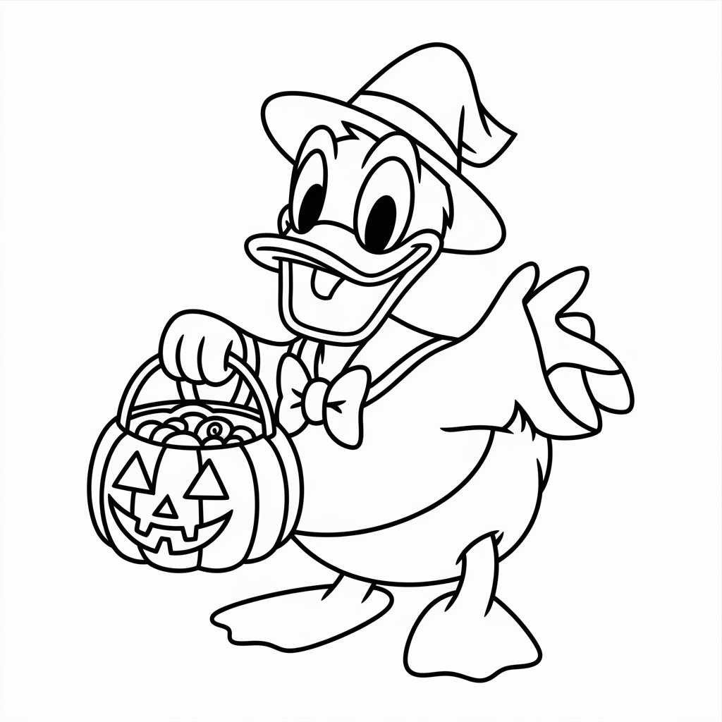 Free Printable Disney Halloween Coloring Pages 