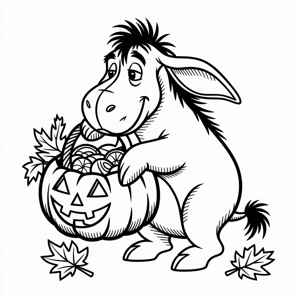 Free Disney Halloween Coloring Page 