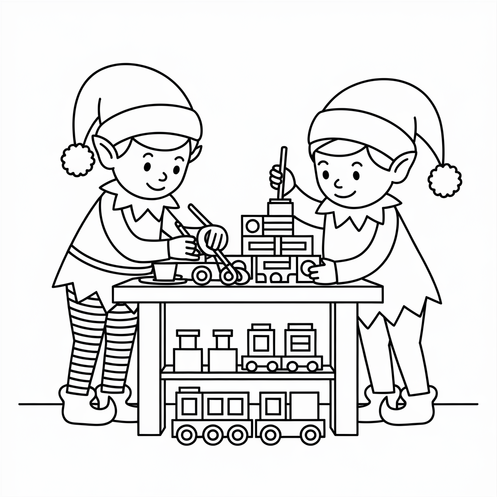 Santa’s Workshop with Elves