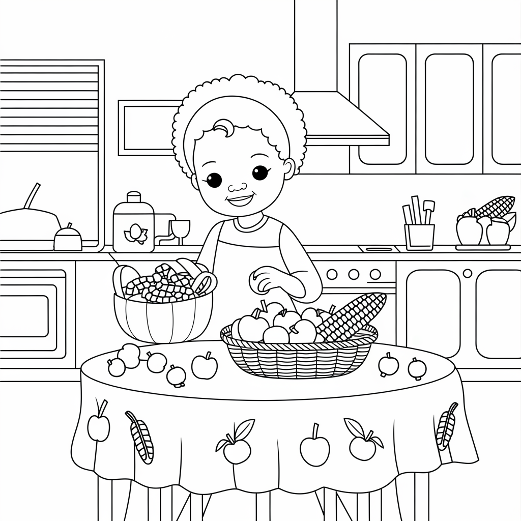 Ratatouille Harvest Feast September Coloring Pages Free Printables