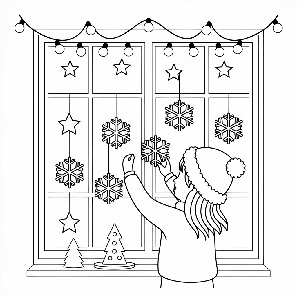 Making Paper Snowflakes 