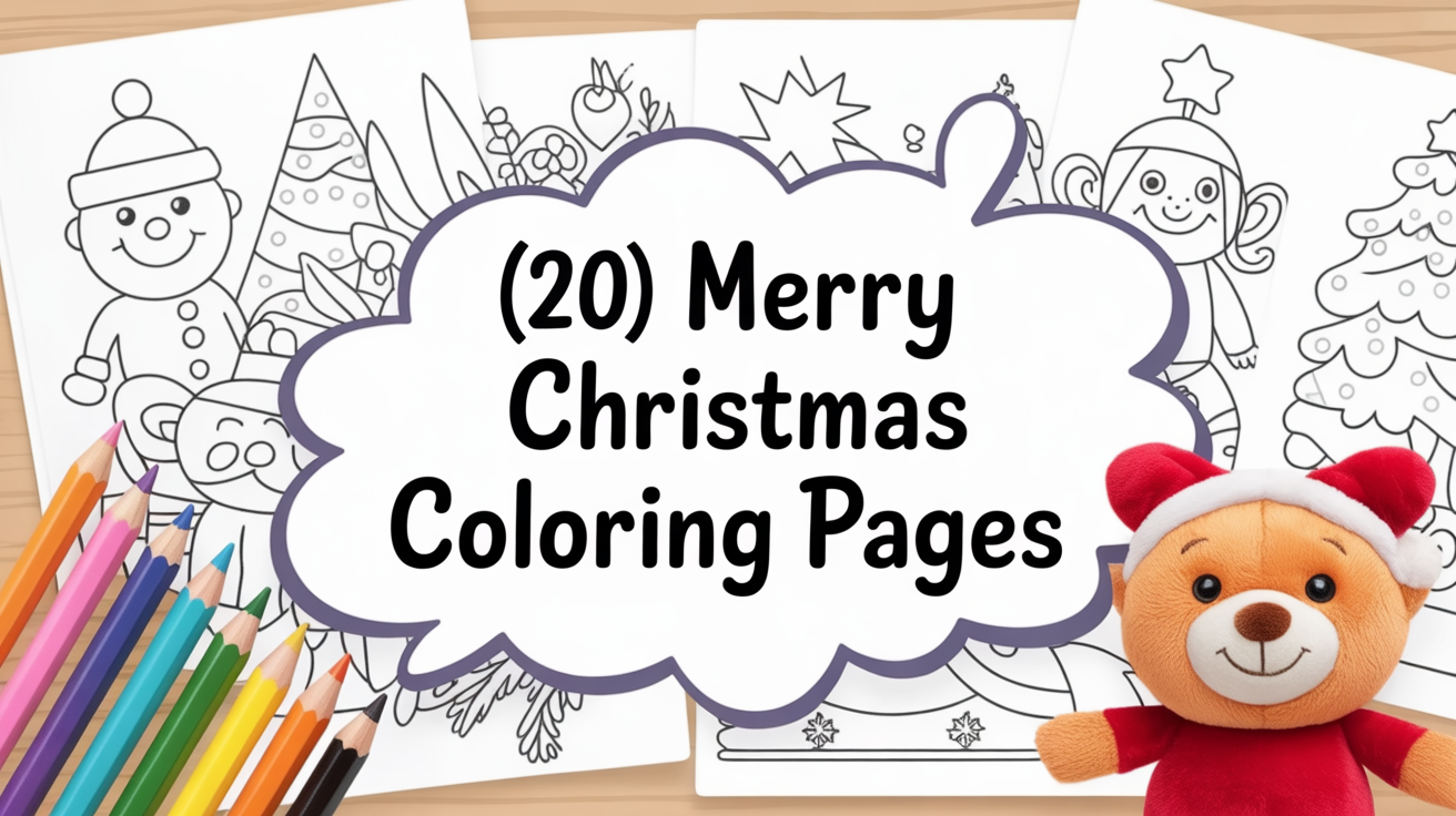 merry christmas coloring pages