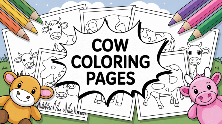 cow coloring pages