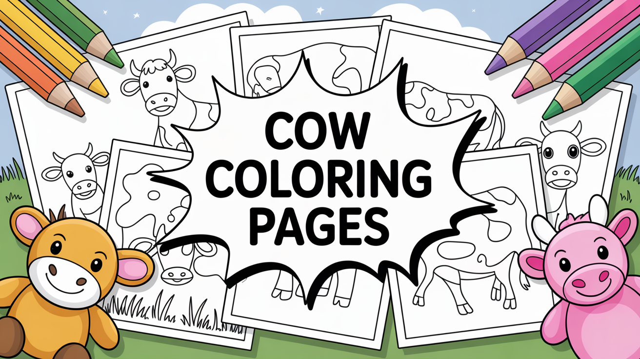 cow coloring pages