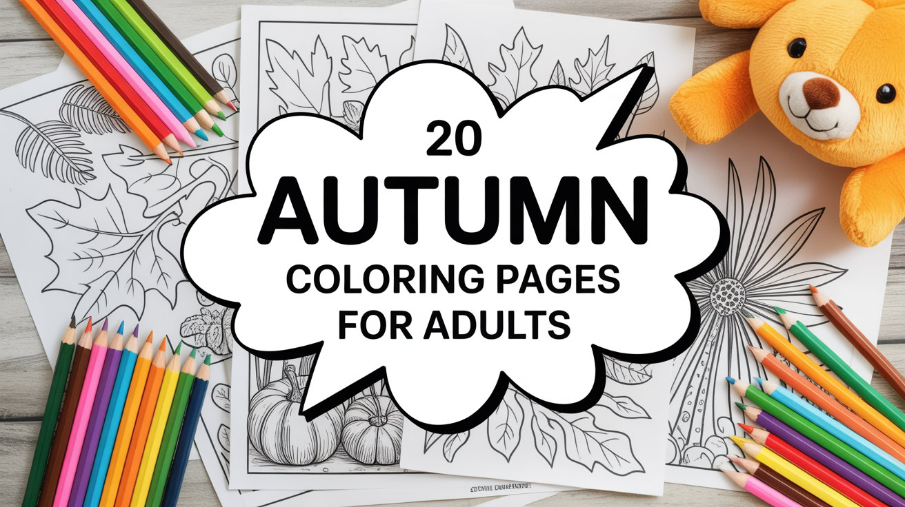 autumn coloring pages for adults