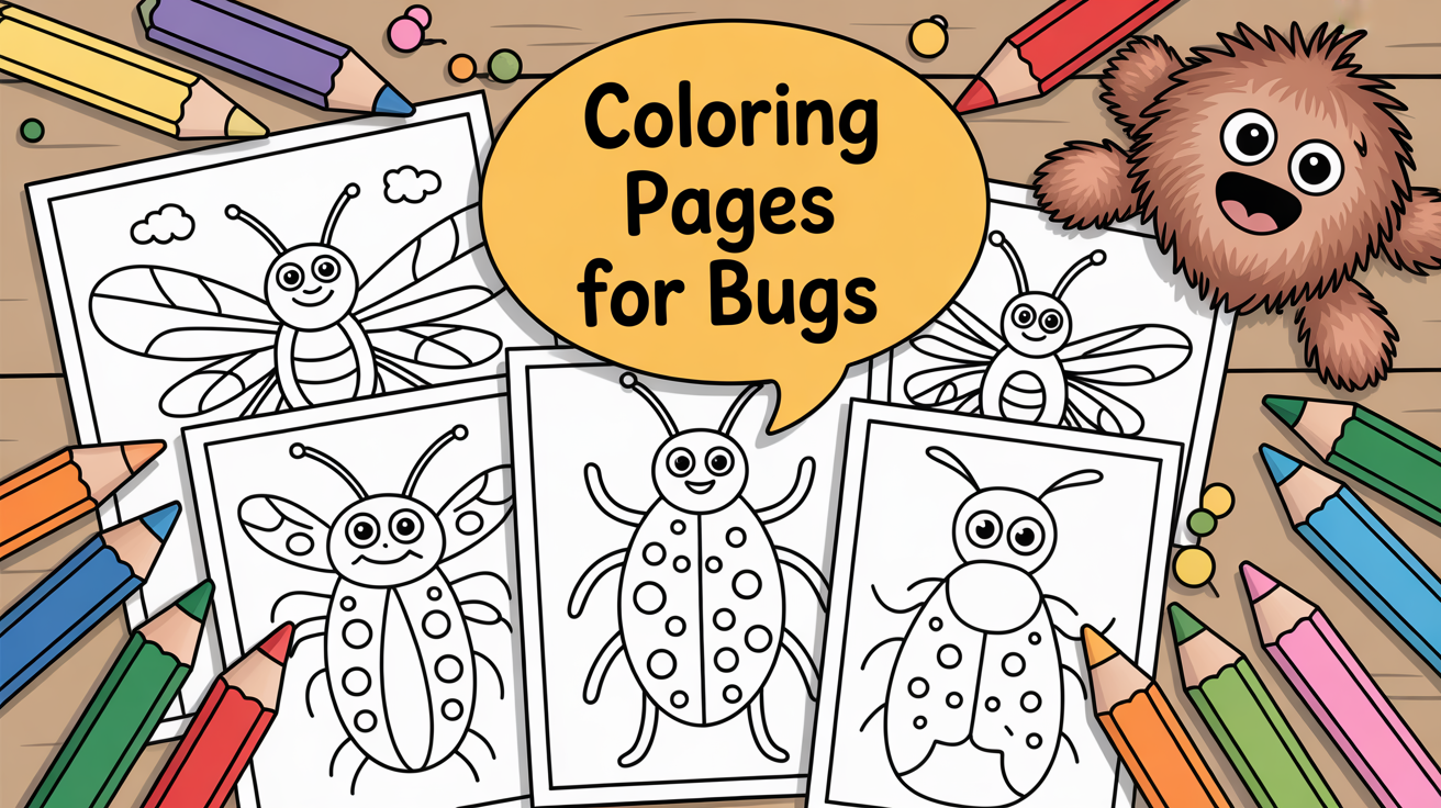 coloring pages for bugs