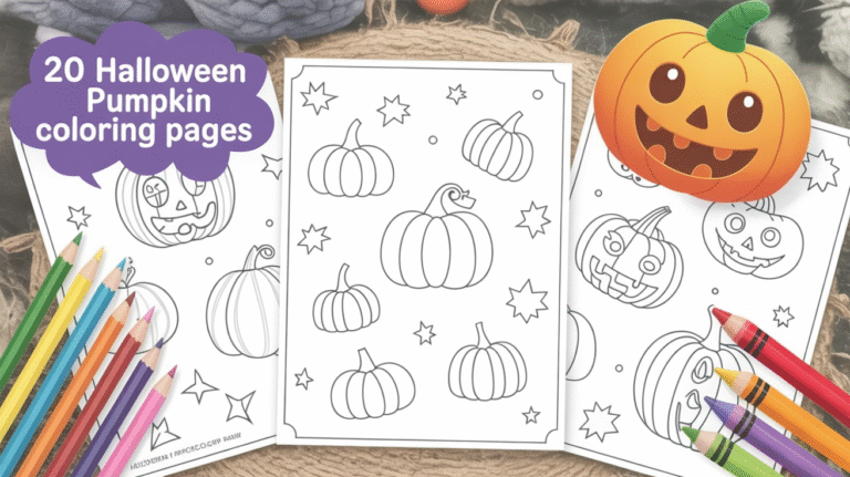 halloween pumpkin coloring pages