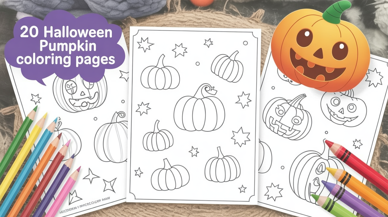 halloween pumpkin coloring pages