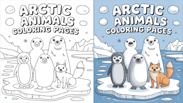 Arctic COLORING PAGES