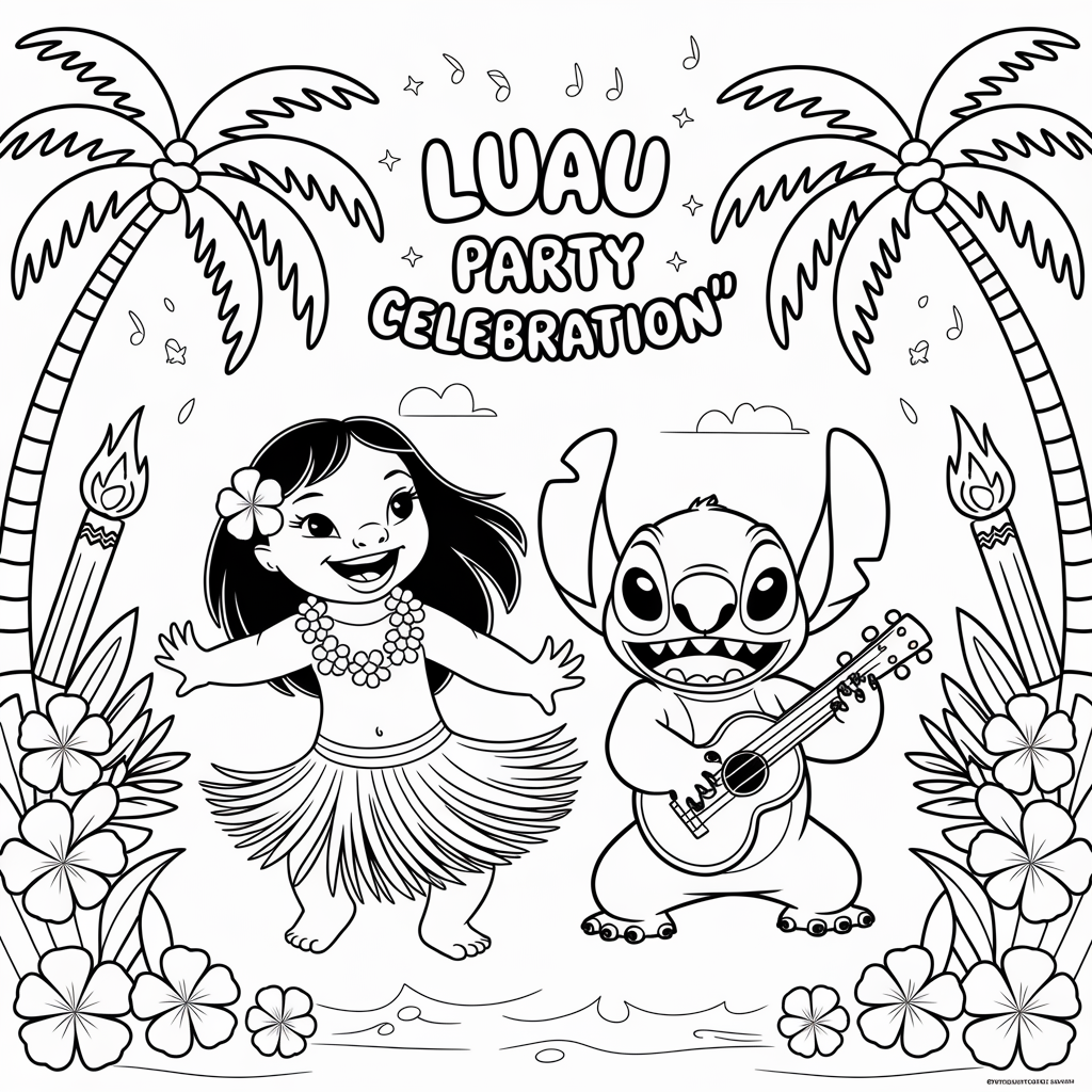  Luau Party Celebration 
