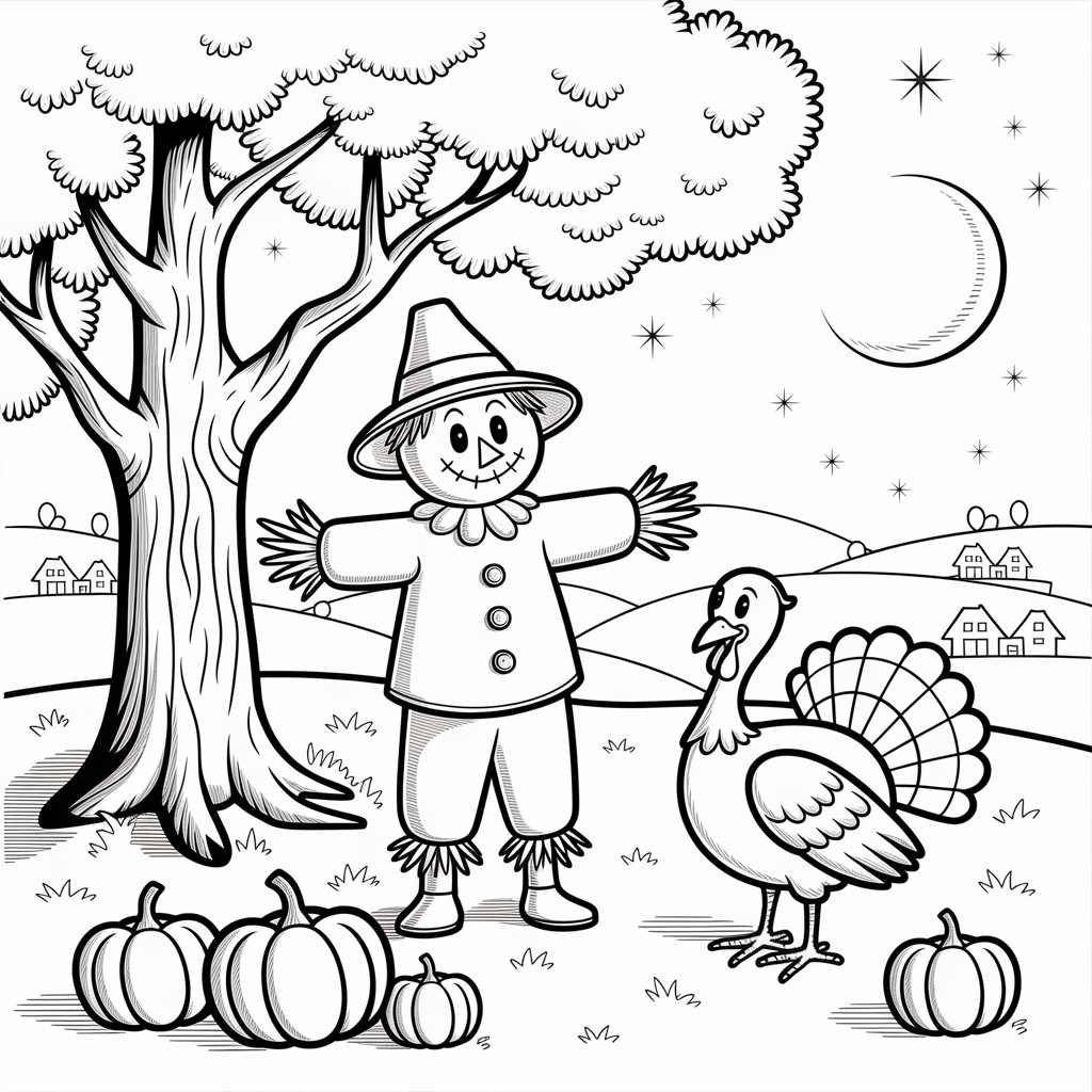 Turkey and the Talking Scarecrow