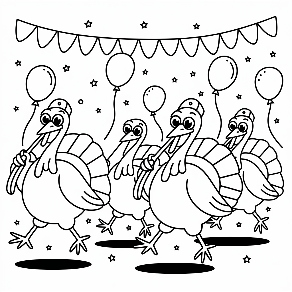 Turkey Parade Rehearsal