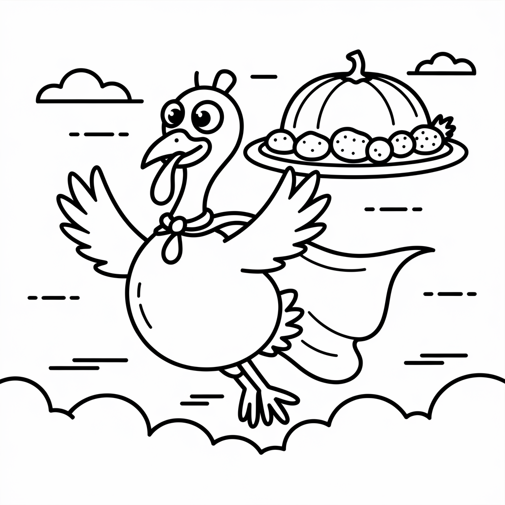 Superhero Turkey Saves Dinner