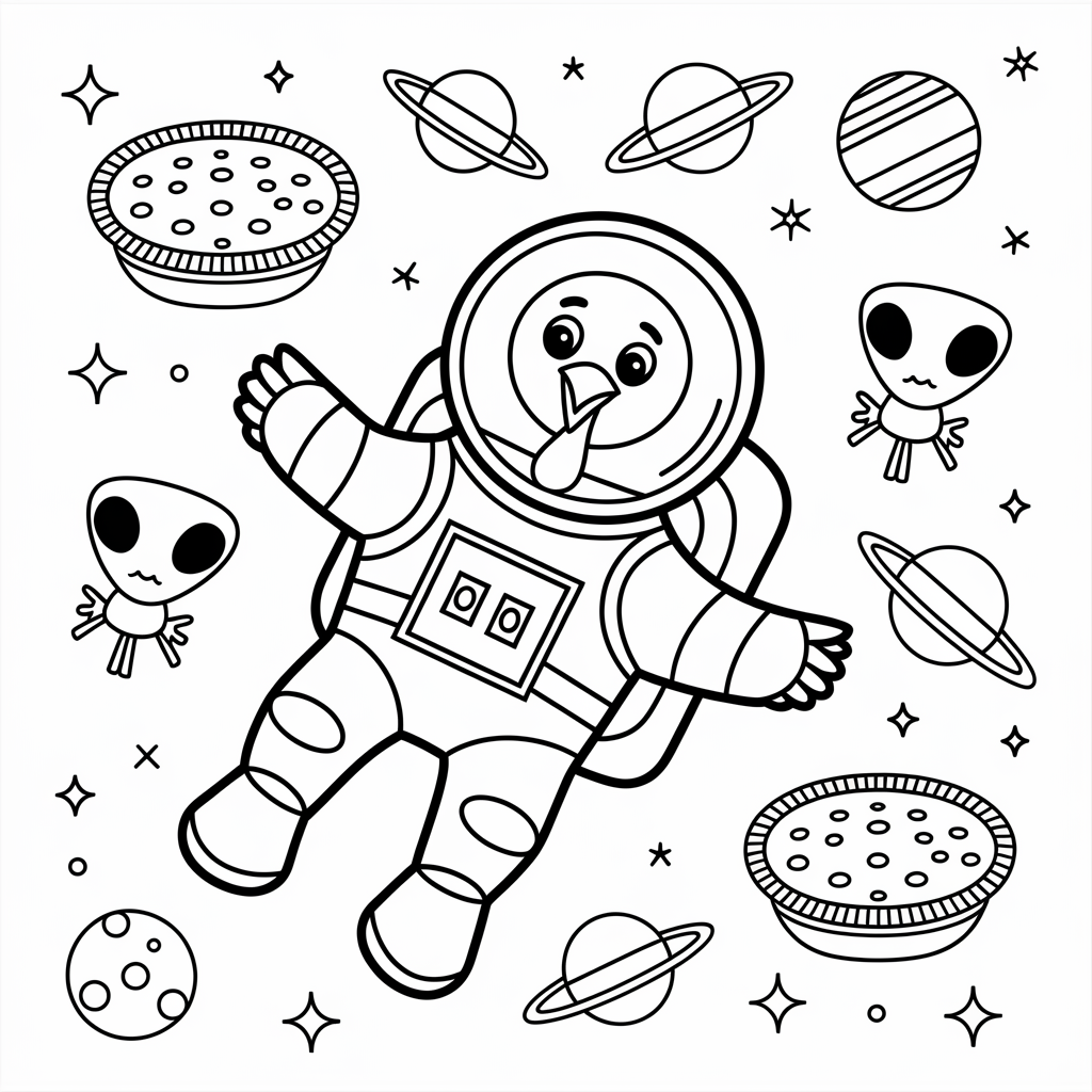 Turkey Astronaut’s Space Feast 