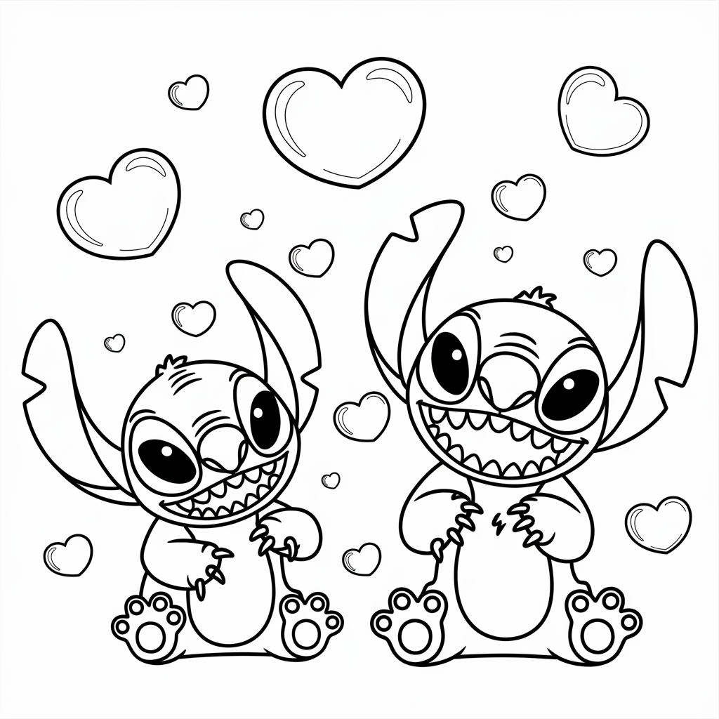  Lilo and Stitch Blowing Bubbles