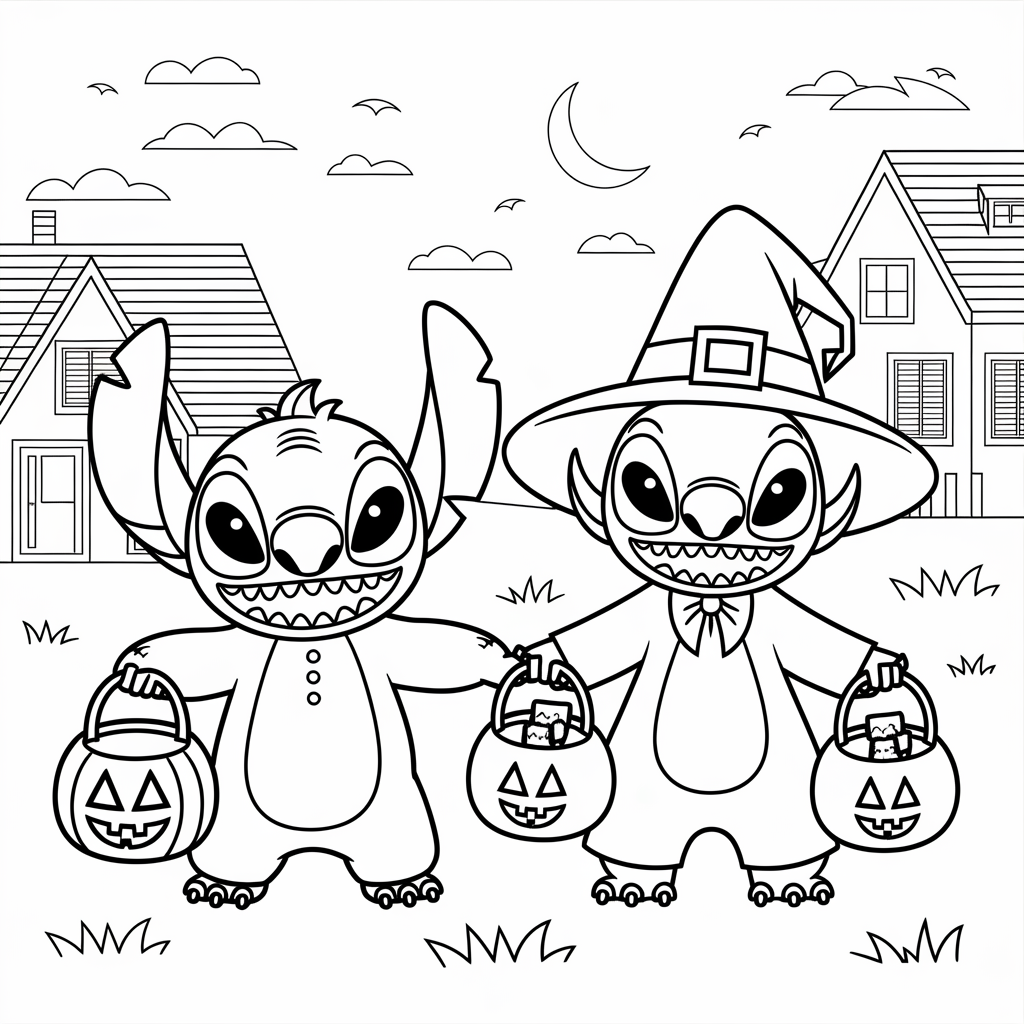 Halloween Fun with Lilo and Stitch