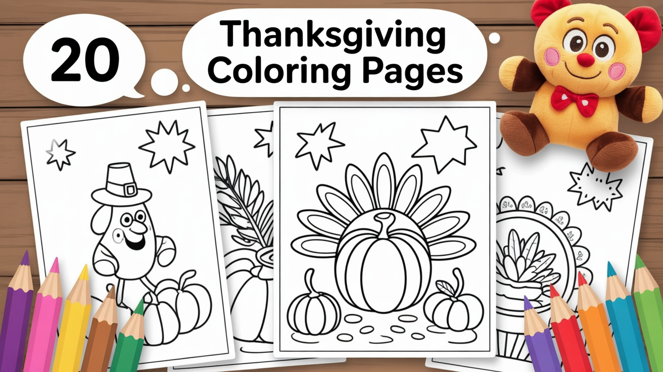 thanksgiving coloring pages