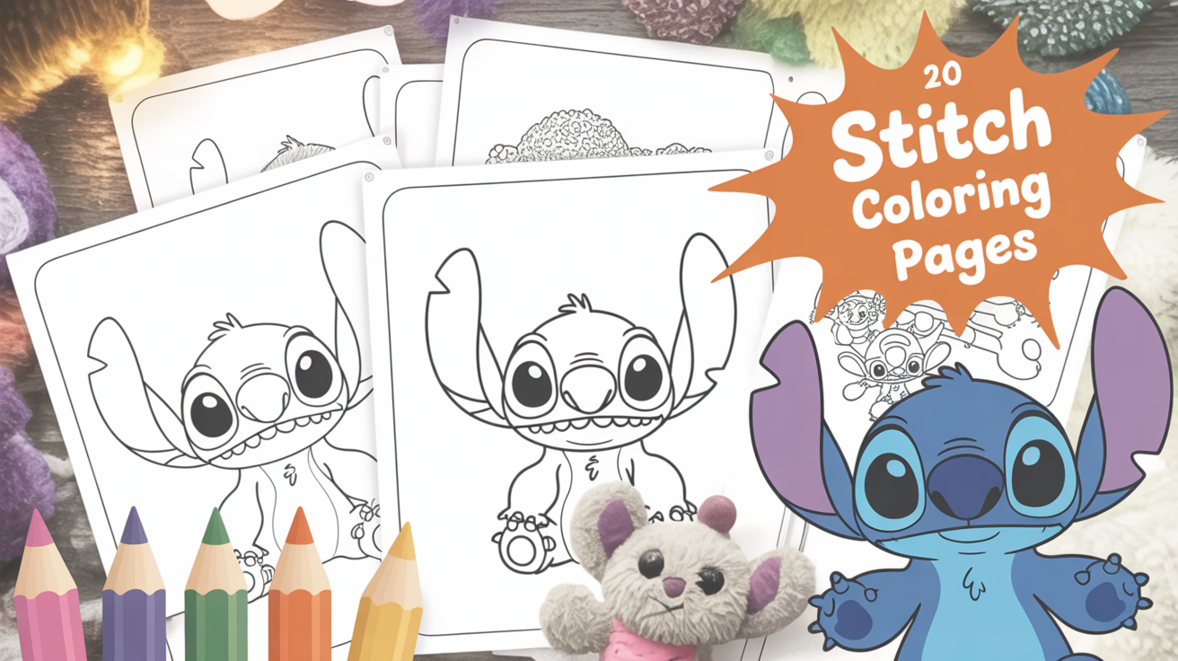 stitch coloring pages
