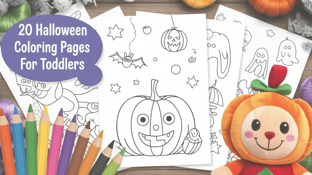 halloween coloring pages for toddlers
