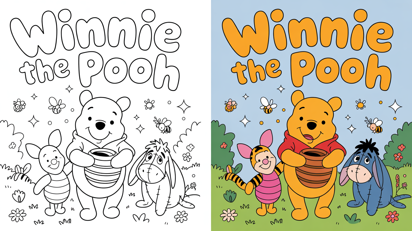 winnie the pooh coloring pages