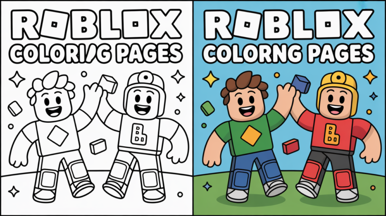 roblox coloring pages