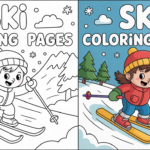 ski coloring pages