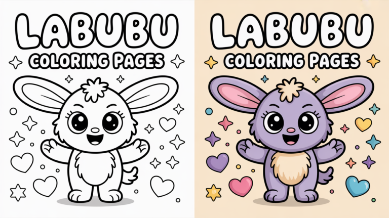 labubu coloring pages